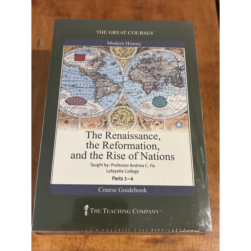 Great Courses The Renaissance the Reformation & the Rise of Nations DVD Set/Book